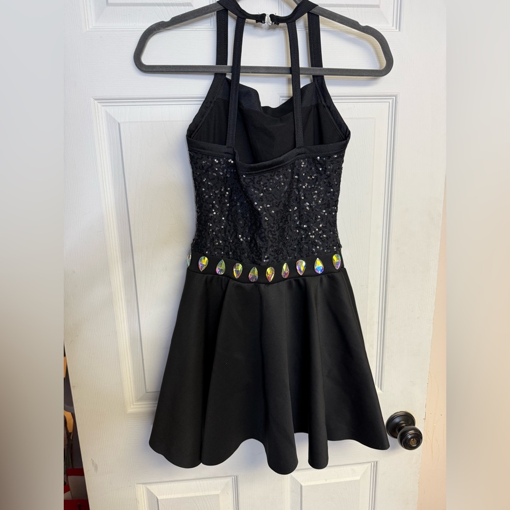 Weissman Gemstone Halter Dress Dance Costume
Leotard Adult Small Black NEW - Picture 4 of 7